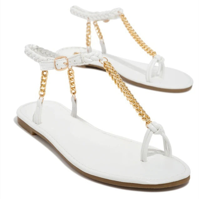 Metal Chain Beach Sandals