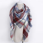 The Checkered Wrap | Triangle Scarf