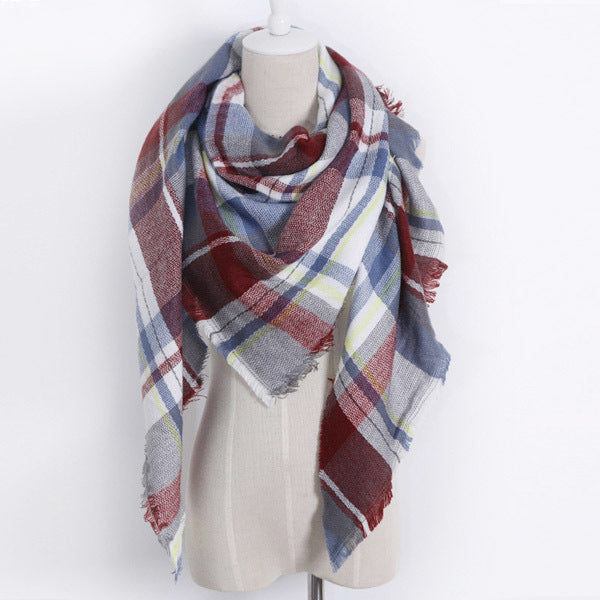 Triangle Cashmere Winter Scarf