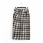Houndstooth Hip skirt