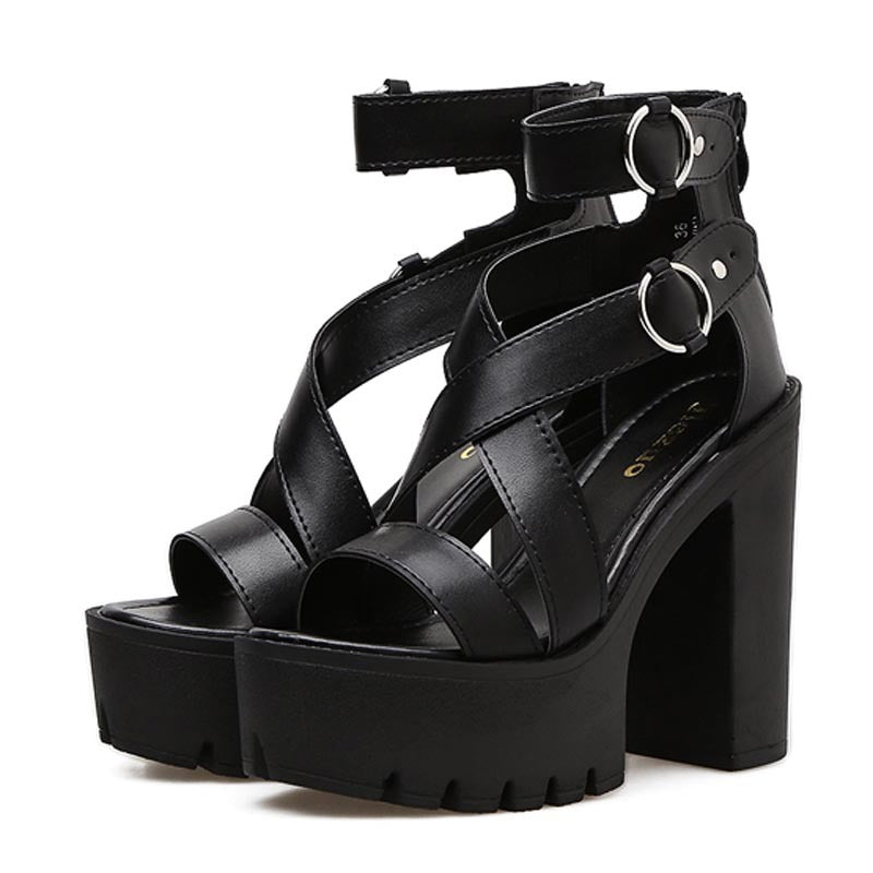 High heel sandals