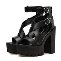 High heel sandals