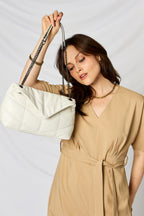 Beige Chain Handbag
