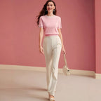 Casual Color-block Knitted Shirt