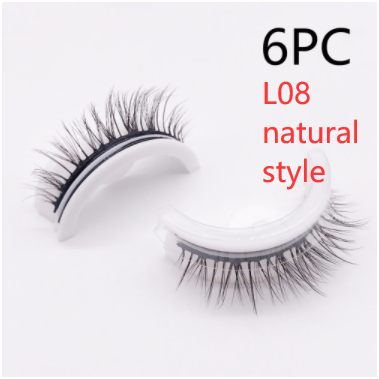 Reusable 3D Natural False Mink Eyelashes