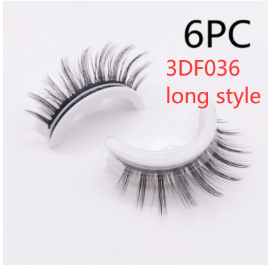 Reusable 3D Natural False Mink Eyelashes