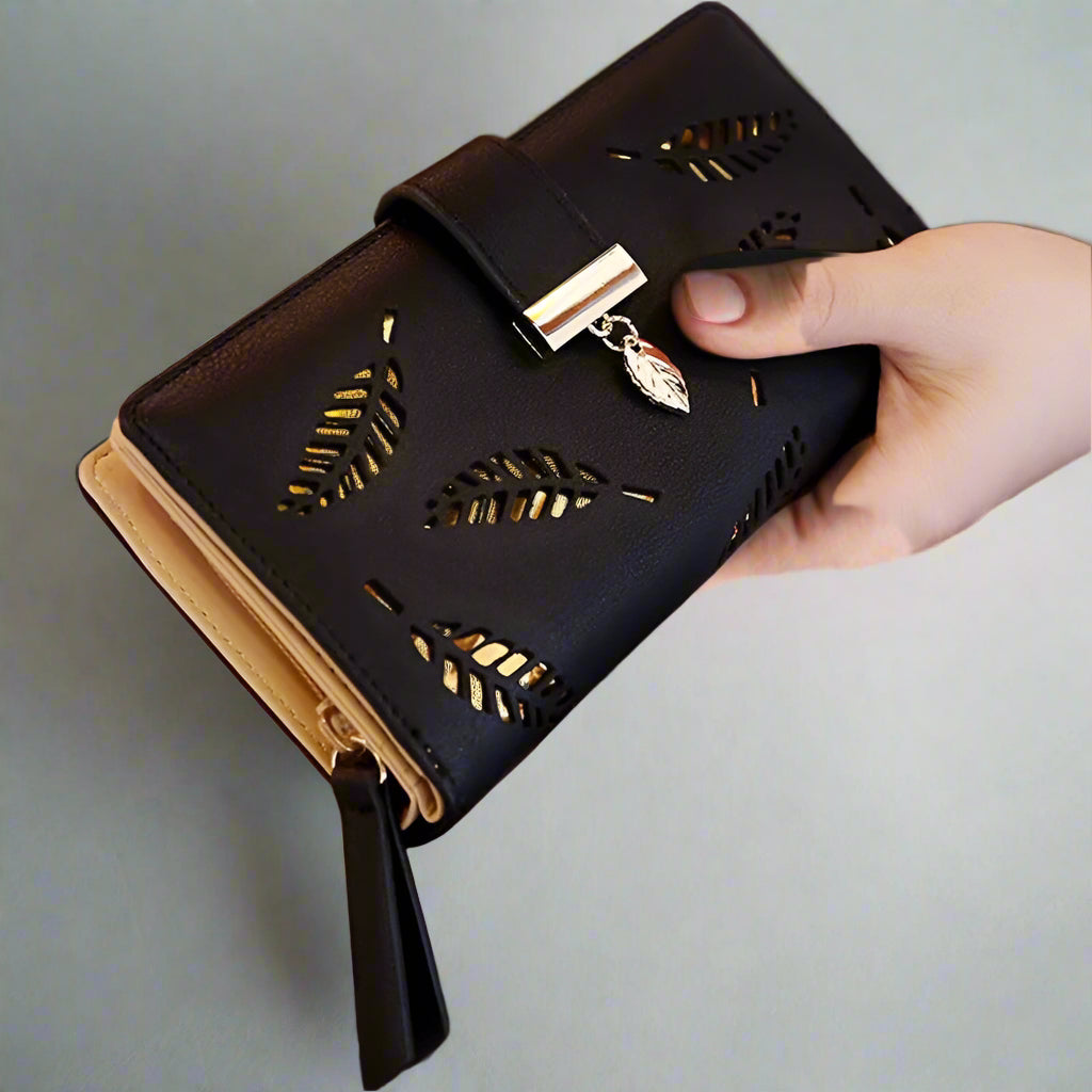 Gold Leaf Wallet Purse