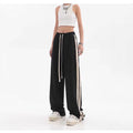 Striped High Waist Wide Leg Sweatpants