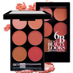 Six-color Blush Repair Makeup