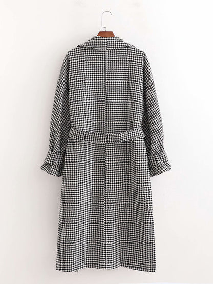 Women's Commuter Houndstooth Coat