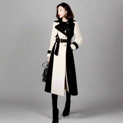 Women's Mid-length Woolen Coat