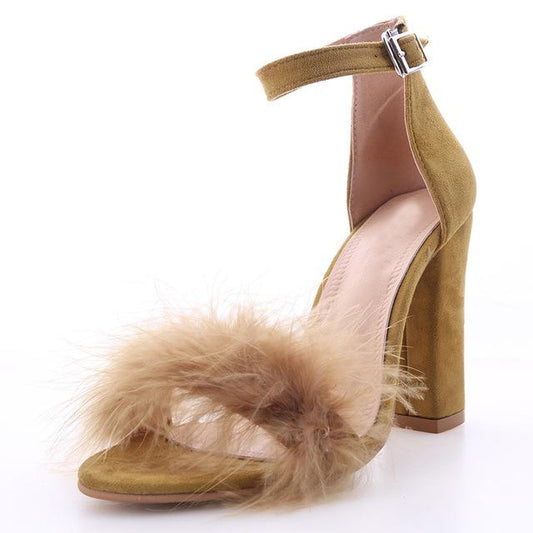 Fur SuedeToe Pumps