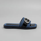 Buckle Trim Open Toe Sandals