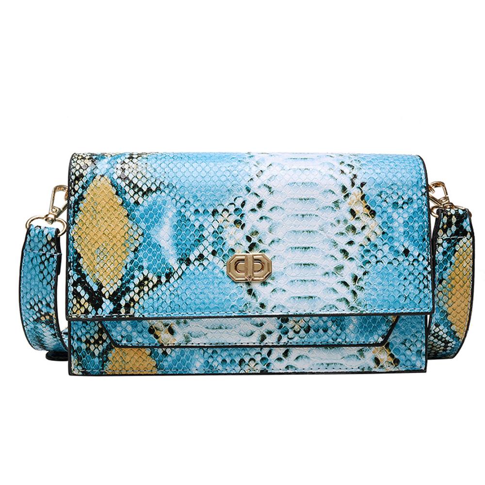 Snake print Shoulder Bag