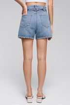 Me, Myself, And I Buckle Shorts HJ820