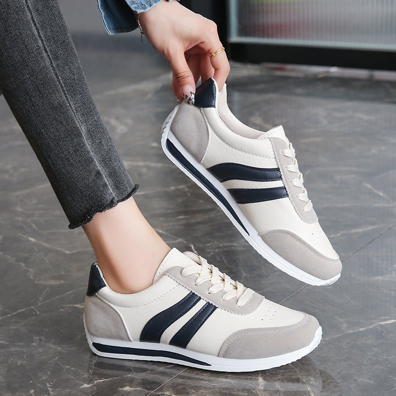 Soft Leather Running Shoes