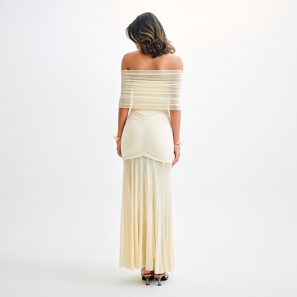 Tube Top Sheer Dress