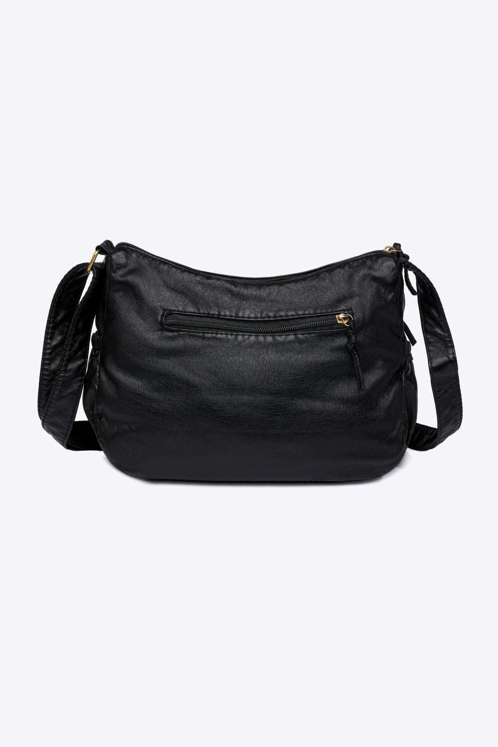 Black Adored PU Leather Crossbody Bag