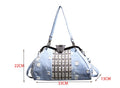 Butterfly Diamond Denim Bag