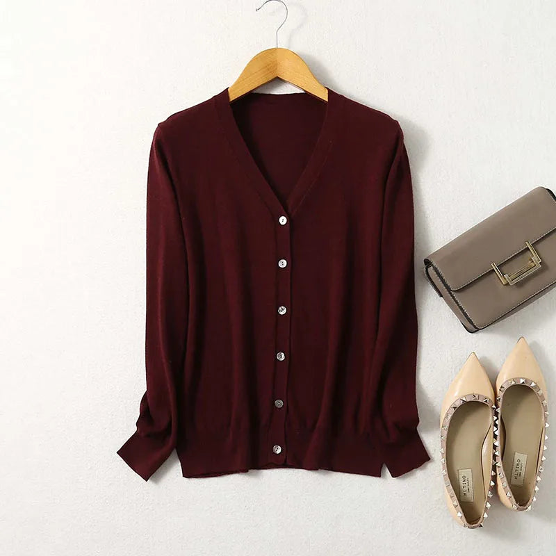 Mulberry Knit Cardigan