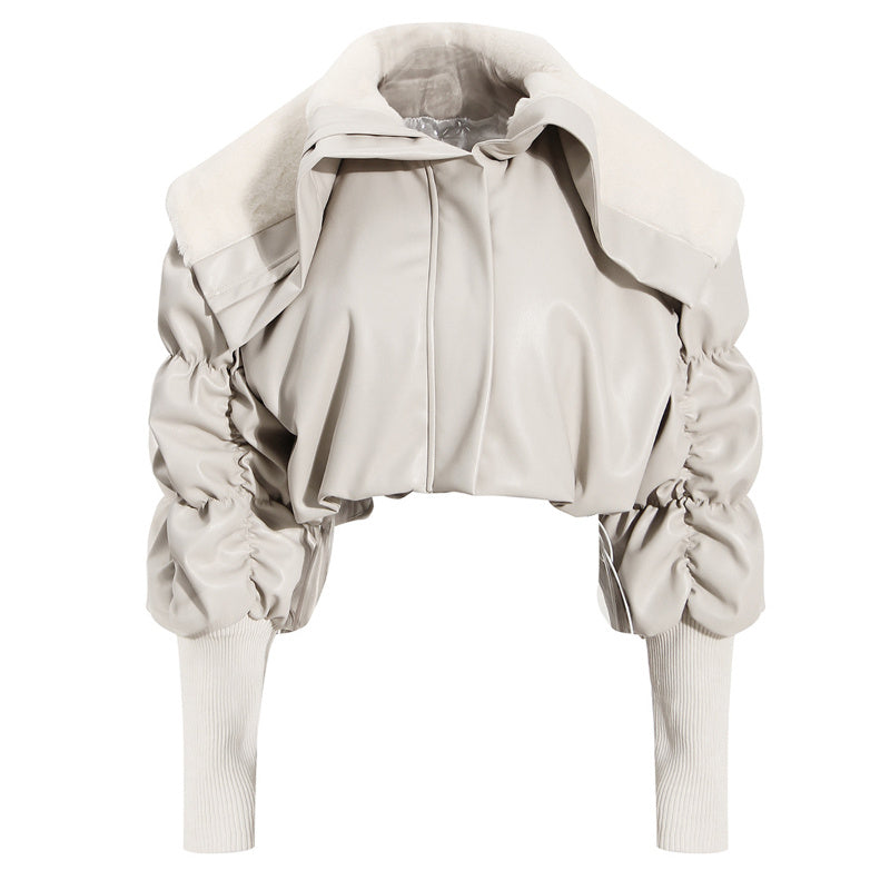 PU Leather Coat Jacket