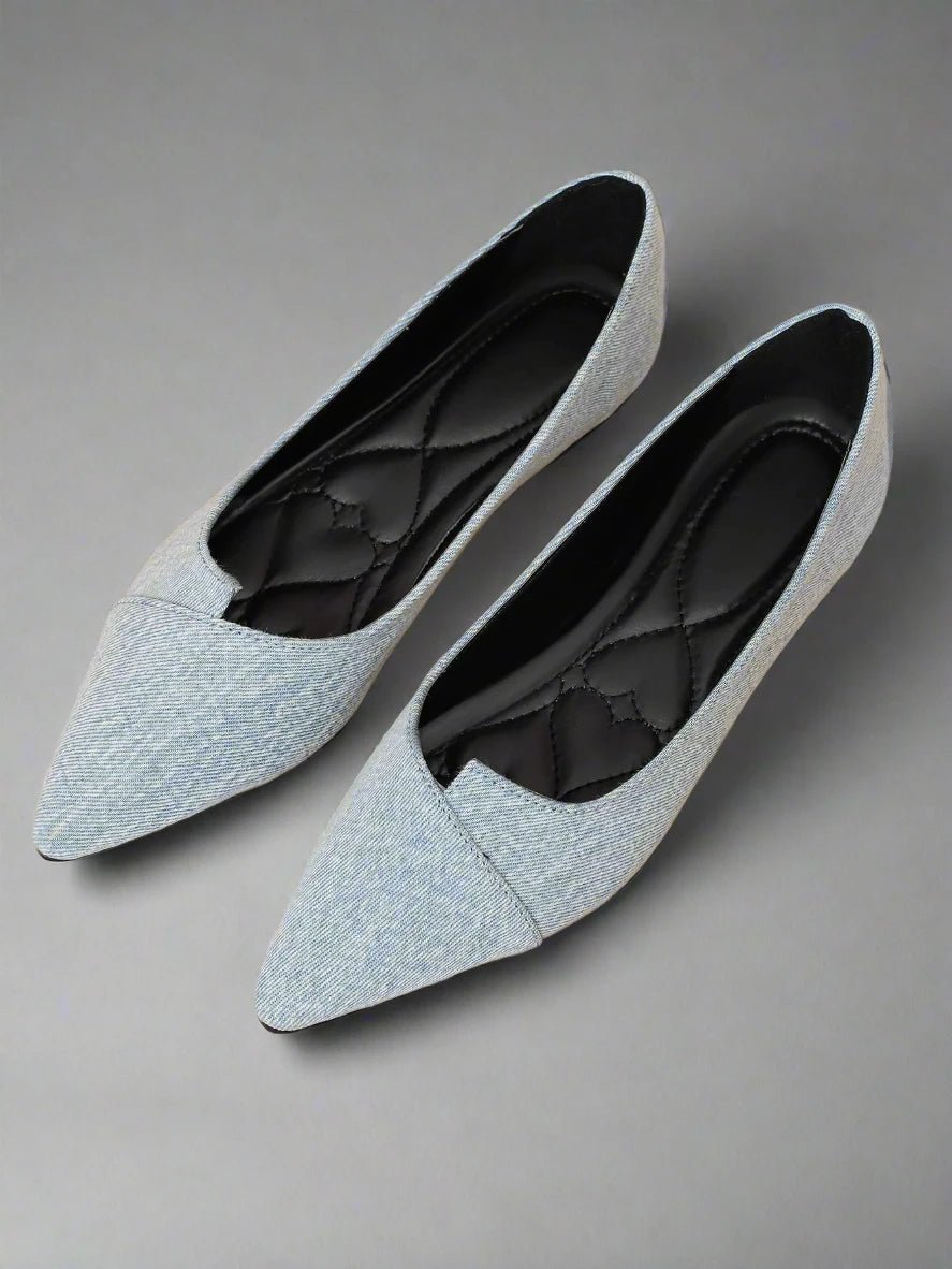 Denim Flat Shoes