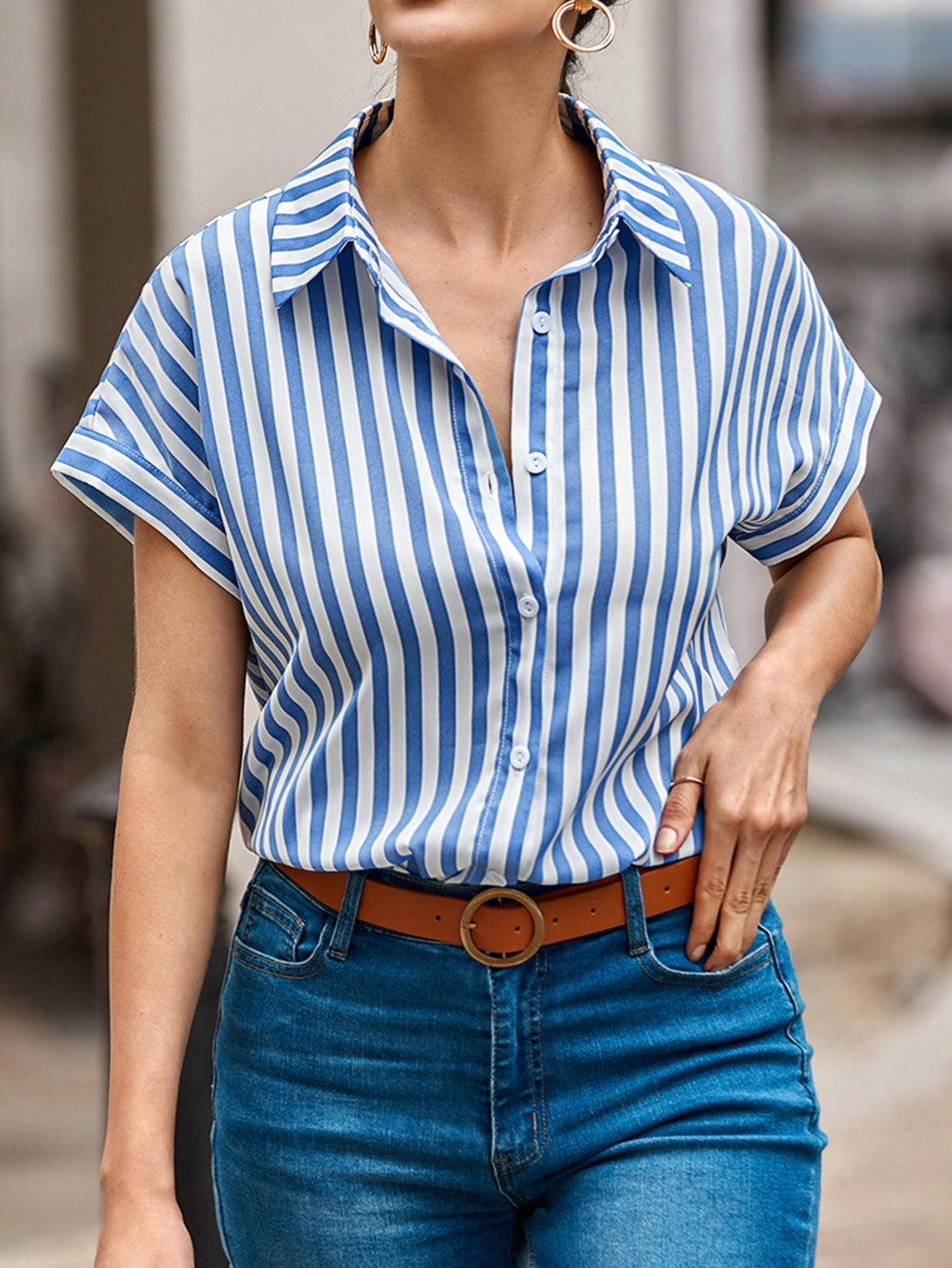 Chemise Rayures Blouse