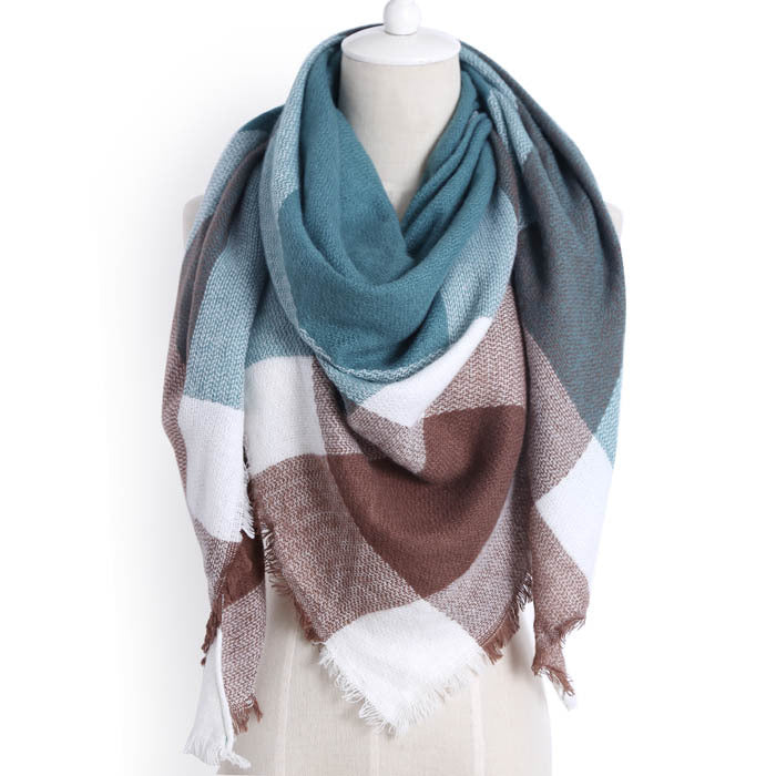 Triangle Cashmere Winter Scarf