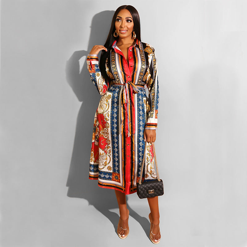 Retro Ethnic African Style  Summer Dress
