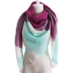 The Checkered Wrap | Triangle Scarf