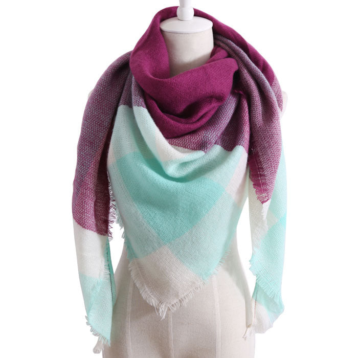 Triangle Cashmere Winter Scarf
