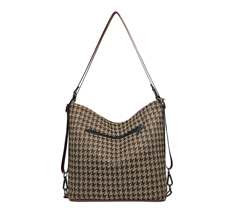 Houndstooth Backpack