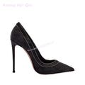 Blue Vintage Denim Hemmed Pump
