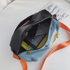 Retro Denim Jeans Tote Bags