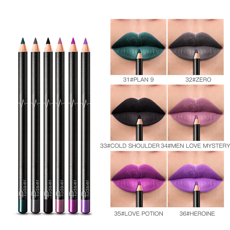 36 Color Waterproof Lip Liner