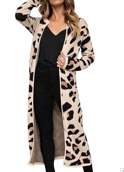 Long Leopard Cardigan