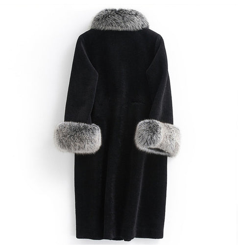 The Noir Empress Long Faux Fur Coat