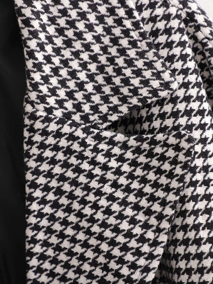 Women's Commuter Houndstooth Coat