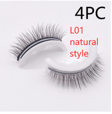 Reusable 3D Natural False Mink Eyelashes