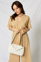 Beige Chain Handbag
