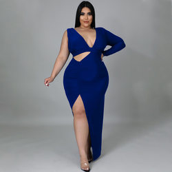 Curve Spring Single Maxi Dress
