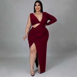Curve Spring Single Maxi Dress