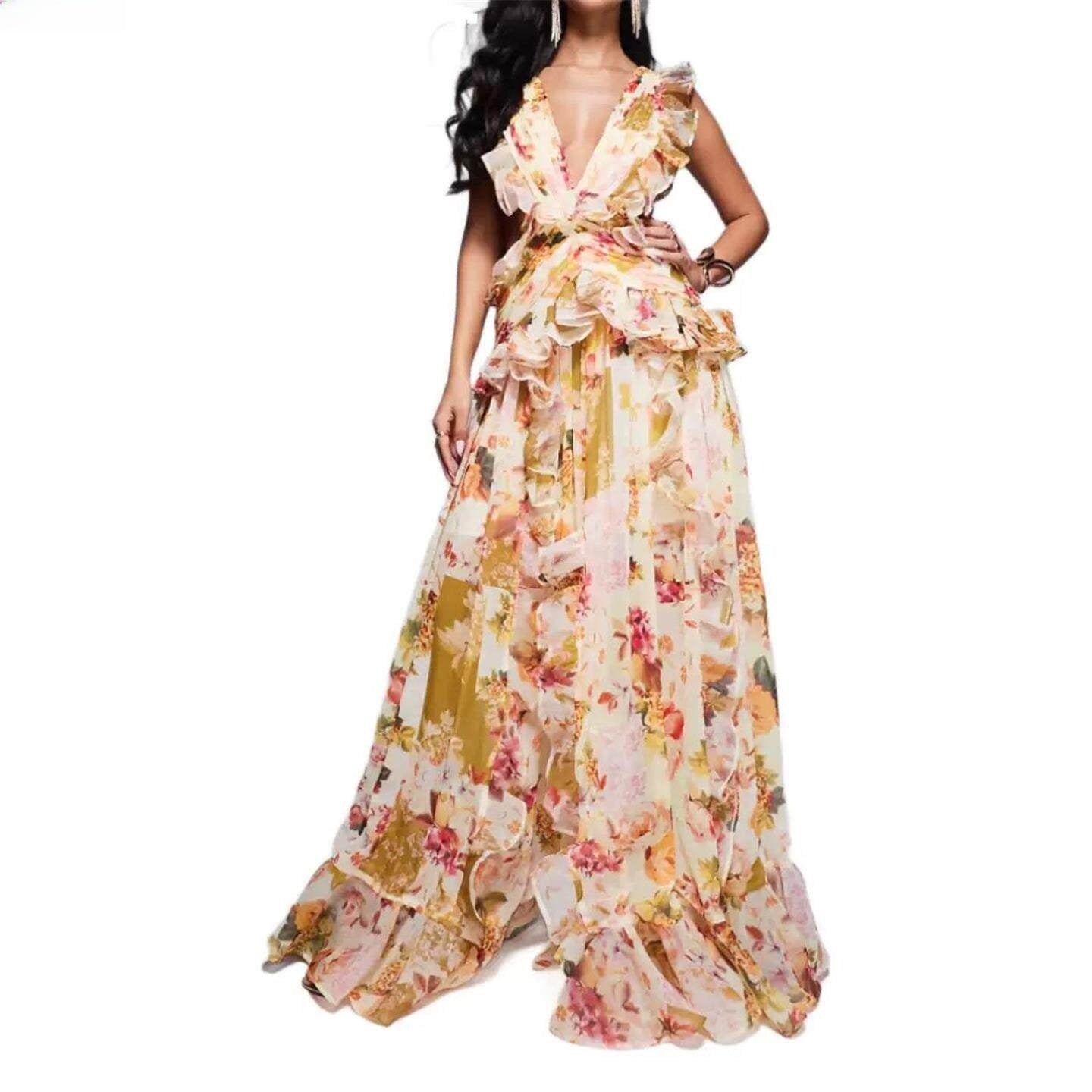 Floral Lace Bubble Dress