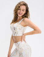 New Snake Print Yoga Top