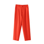 Red Work Pants