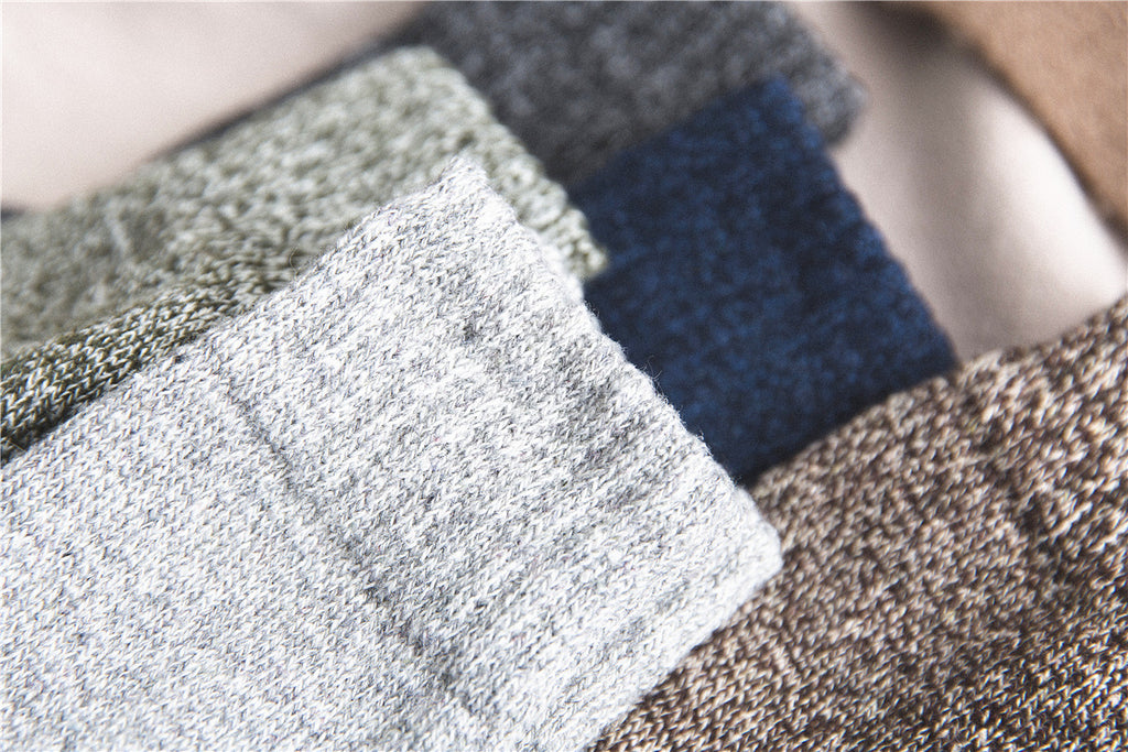 5 pairs Thickening Rabbit Wool Mid-Calf Socks