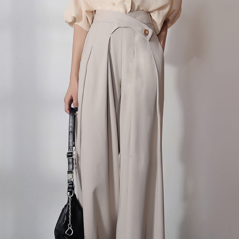Cross Me Button Pants