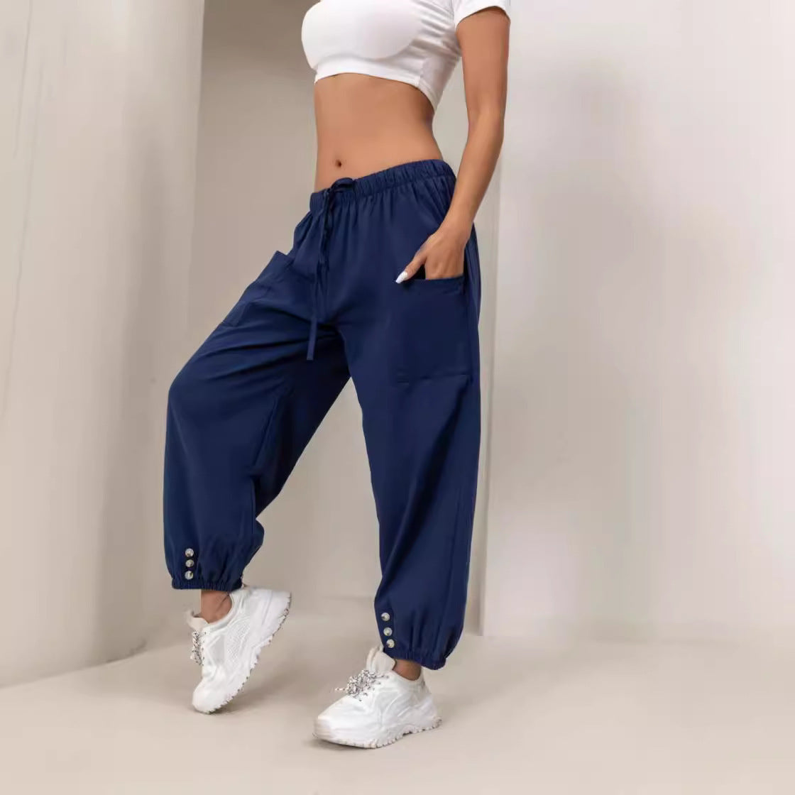 Casual Loose 3-Piece Pants Set | Women’s Loungewear Outfit