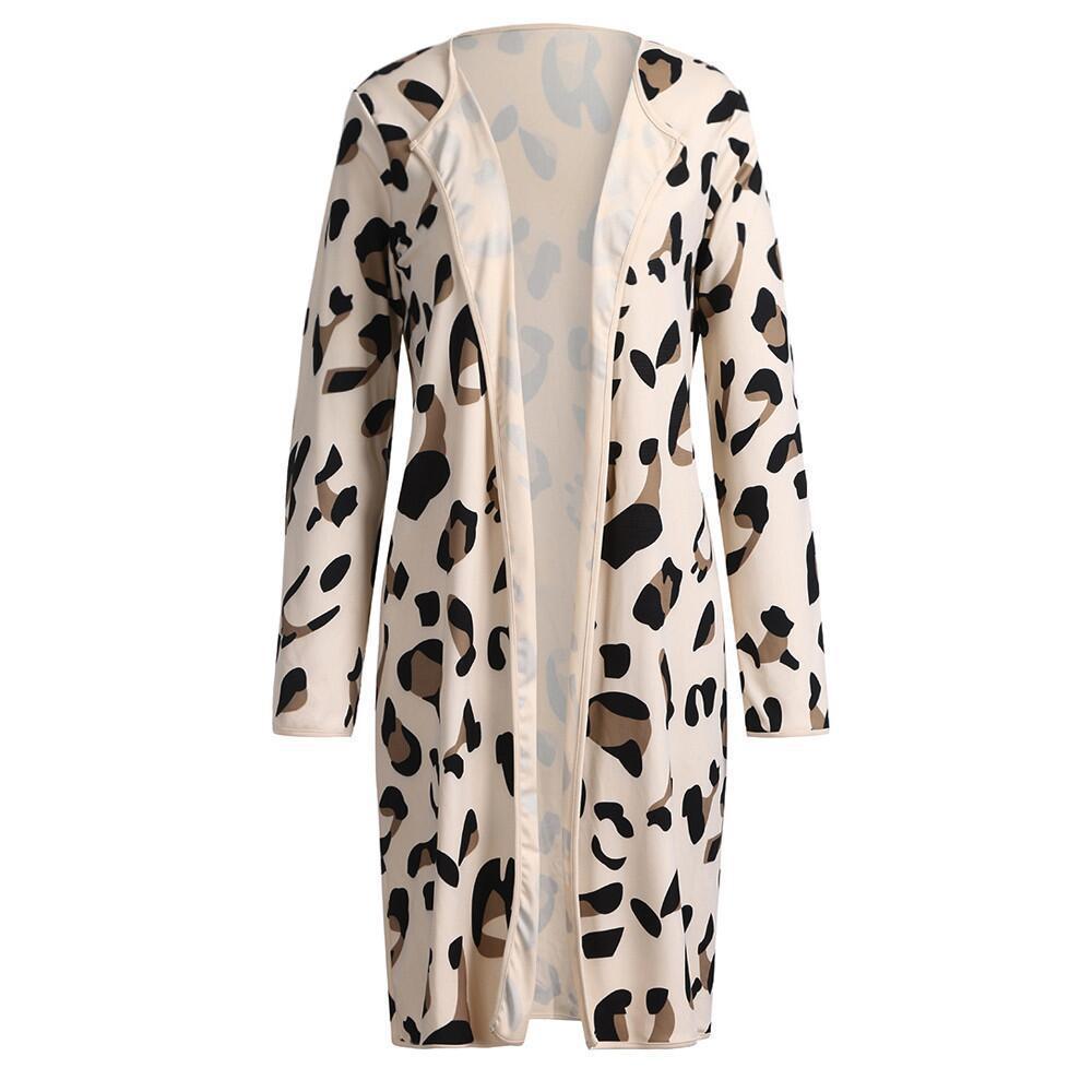 Long Leopard Cardigan