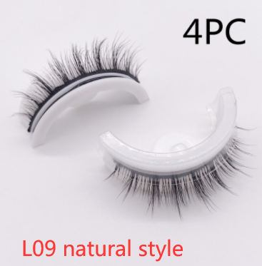 Reusable 3D Natural False Mink Eyelashes
